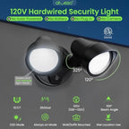 ALUSSO Dusk to Dawn Outdoor Lighting 30W 3500LM 3CCT 3000K/4000K/6500K 120V - Image 3