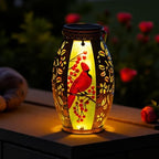 STARSOUL Solar Lantern Outdoor Waterproof, Hanging Solar Lantern for Patio Garden Yard Decor, Cardinal Memorial Gifts for Loss of Love one, Bereavement Sympathy Gift - Image 2