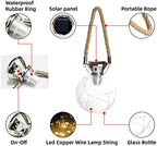 RNEHON Outdoor Solar Lantern,Hanging Solar Lanterns Waterproof Crackle Glass Ball,Solar Garden Lights Yard Decor Christmas Lantern for Tree Fence Patio (Cold White) - Image 6