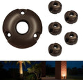 Outdoor Light Mounting Plate with 1/2" NPT for Tree and Wall by ZestPatio