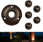Outdoor Light Mounting Plate with 1/2" NPT for Tree and Wall by ZestPatio
