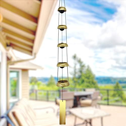 Copper Wind Chimes, Temple Wind Chime,Feng Shui Wind Chimes for Home Yard Outdoor Decoration - Image 5