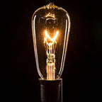 Vintage Edison Outdoor String Lights (ST40 Clear - White Wire, 100 ft) - Image 6