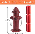 Teaeeno Retro Puppy Training Fire Hydrant for Dogs,Resin Outdoor Statue for Small Dogs, Pee Post Aid & Delightful Outdoor Garden Decor, Dog Statue with Pee Post, Hand-Painted,Weather,Outdoor Ornament - Image 3