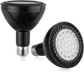 Par 30 LED Spot Light Bulb Spotlight 36W Super Bright LED Bulbs Long Neck E26/E27 Base Lumen 4000K Natural White LED Light Bulbs 24 Degree Beam Angle, Black Body, Pack of 2 by eleELEOPTION