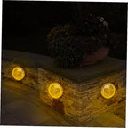 4pcs Solar-Powered LED Outdoor Ground Lights for Garden and Lawn, Warm White Disc In-ground Landscape Lighting, Weather-Resistant Solar Pathway Lamps for Driveway and Yard - Image 5
