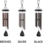 Personalized Listen to the Wind Memorial Wind Chime (30" Silver) - Image 5