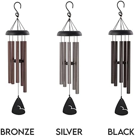 Personalized Listen to The Wind Memorial Wind Chime (21" Black) - Image 5