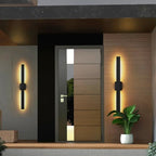 40.1inch Long Outdoor Modern LED Wall Light, Waterproof IP65 Warm White Led Wall Mount Lighting Fixture Black Outdoor Wall Sconces Outside Lights for House Garage Front Door Patio 1Pack - Image 2