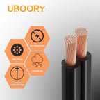 16/2 Low Voltage Landscape Wire 100Feet, 16 Gauge Wire 2 Conductor, for Low Voltage, Outdoor Direct Burial Electrical Wire - Image 2