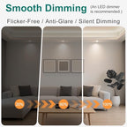 DiCUNO MR16 LED Bulb Dimmable, 50W Eq., Natural White 4000K, 670LM, 10-Pack - Image 4