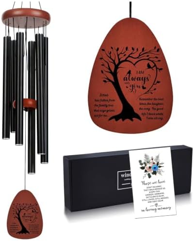 Cardinal Memorial Wind Chimes Outside - Sympathy Wind Chimes by WAVITA