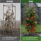 6-Pack 46inch Metal Tomato Cage for Garden Plant Support - Image 5
