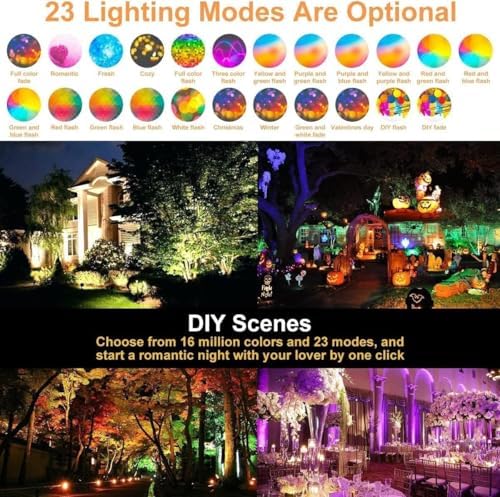 LED Flood Light Outdoor 30W, Color Changing RGB Lights 300W Equivalent - Image 4