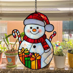Cute Snowman Acrylic Suncatcher - Image 4