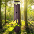 45" Large Wind Chimes for Outside, 6 Thick and Bold Aluminum Tubes (Bronze) by Unknown