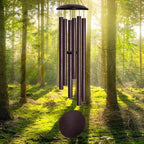 45" Large Wind Chimes for Outside, 6 Thick and Bold Aluminum Tubes (Bronze) by Unknown