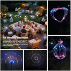 Solar Garden Firework Lights Outdoor Waterproof, 8 Pack Solar Lighting with 8 Lighting Modes , 120 LED Sparklers String Lights for Outside Decor Yard Pathway Halloween Decorations(Colorful) - Image 4