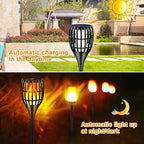 Solar Lights Outdoor 43" Flickering Flame Solar Torch Lights - Image 5