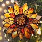 Sunflower Mosaic Style Acrylic Suncatcher - Image 6