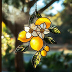 Lime Branch Acrylic Suncatcher by AVAGAN