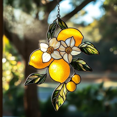 Lime Branch Acrylic Suncatcher by AVAGAN