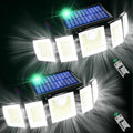 MDCMDCM Solar Lights Outdoor Waterproof Motion Sensor - 416 LEDs 3000 Lumens Super Bright 3 Brightness 3 Modes 360° Illumination 32ft Solar Flood Security Light for Outside (2, 13.7x4.3x5inch) by MDCMDCMSolarLightsOutdoor