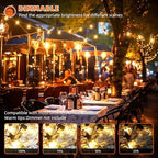 Kawaya G40 Outdoor String Lights 200FT IP65 Waterproof 2700K Patio Light - Image 5