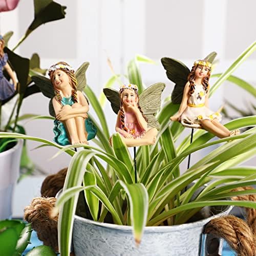 Yulejo 18 Pieces Garden Miniatures Fairies Mini Figurine Fairy Accessories Outdoor Decor for Garden Yard Lawn Supplies - Image 6