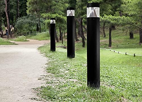 Solus Round Tunable LED Bollard – Switchable Wattage (12W–22W), 1600–3000 Lumens – Adjustable CCT 3000K/4000K/5000K – Black or Bronze Path Light (Black, Round/Single Pack) - Image 2