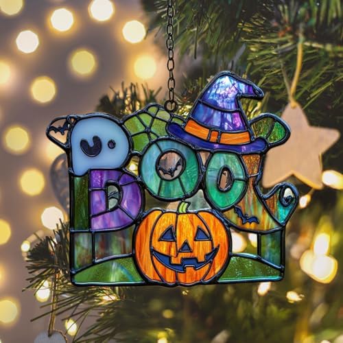 Funy Boo Halloween Acrylic Suncatcher - Image 6