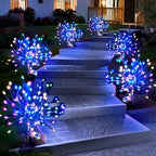 Anordsem Solar Firework Lights Outdoor Garden Fairy Lights 6 Pack Colorful by Anordsem