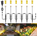 LED Pathway Lights, 4.8W 12V AC/DC Low Voltage Path Lights, 570 Lumen 6 Pack Extendable Outdoor Landscape Lighting IP65 Waterproof Garden Lights for Yard Walkway Driveway, 2700K by GreenClick