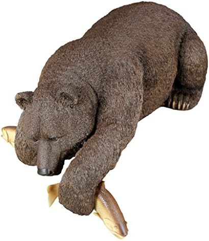 Design Toscano Catch of the Day Grand Bear Sculpture by DesignToscano