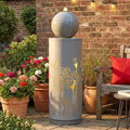 Outdoor Fountains and Waterfalls, Garden Fountain Water Decor with LED by Unknown