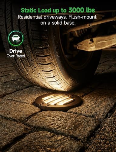 LED Outdoor In-Ground Well Lights, 12V Low Voltage Wired Landscape Lighting for Path & Driveway, IP67 Waterproof, Anti-Glare Aluminum ORB (4-Pack, Color Temp Random: 3000K or 5CCT Upgrade) - Image 3