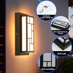 Energetic 5CCT Porch Lights Outdoor 13 in Exterior Low Profile Wall Sconce - Image 5