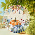 Fall Wind Spinner Stainless Steel Spinner for Yard and Garden Wind Sculptures 12 Inch 3D Crafts Ornaments Hanging Wind Spinner for Outdoor & Indoor Decorations by Unknown