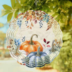 Fall Wind Spinner Stainless Steel Spinner for Yard and Garden Wind Sculptures 12 Inch 3D Crafts Ornaments Hanging Wind Spinner for Outdoor & Indoor Decorations by Unknown