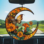 Boho Forest Mushroom Butterfly Acrylic Suncatcher - Image 5