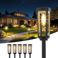 JEJOT Solar Pathway Lights Outdoor Waterproof, 6 Pack Solar Walkway Lights by JEJOT