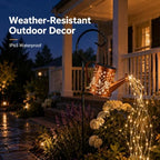 Solar Watering Can Lights Waterproof Hanging Decor Floral Hummingbird Yard - Image 4