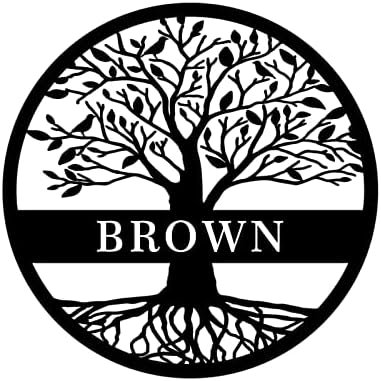 Custom Name Elaborate Tree of Life Metal Sign Personalized Tree of Life Metal Wall Decor Tree of Life Wall Art Family Tree Wall Decor Metal Outdoor Wall Art Custom Metal Signs Personalized by HYTSIGN