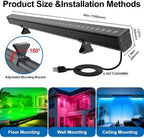 Wall Washer Light RGB Light Bar 180W RGBCW Smart APP & RF Remote - Image 4