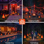 Toodour Solar Halloween Lights Outdoor, 4 Pack Solar Torch Light Waterproof - Image 5
