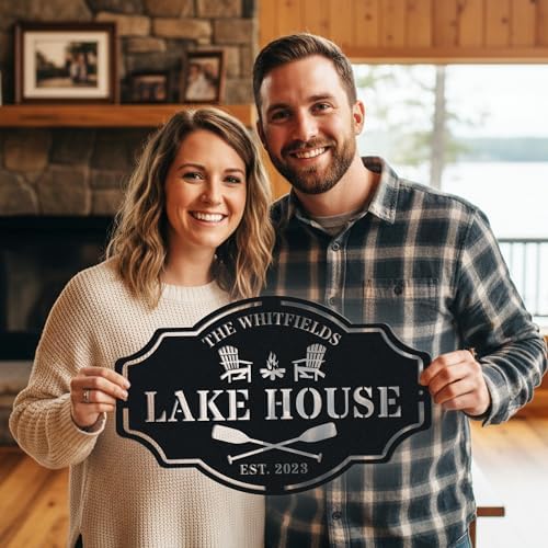 Custom Lake House Welcome Sign,Personalized Metal Lake House Signs,Lake House Decor,Personalized Metal Sign,Custom Outdoor Decor - Image 6