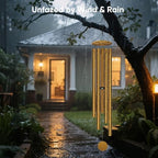 65" Extra Large Wind Chimes for Outside, Deep Tone Gold - Image 7