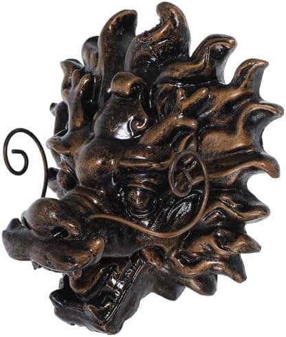 Wall Mounted Dragon Head Fountain Faucet for Outdoor Garden Wall by COHEALI