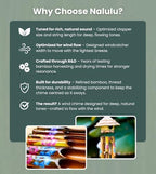 Nalulu Flory Bamboo Wind Chimes - Oustide Outdoor Wooden Windchimes with Birdhouse, Handcrafted with Calming Deep Tones, Ideal Home Decor or Gift for Him and Her - Image 4