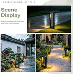 Outdoor Pathway Lights, Waterproof 3000K Bollard Lights, LED Landscape Lighting for Outside Patio Sidewalk Garden Yard Lawn Outdoor LED Decor Lighting (30 * 16 * 6CM) - Image 6
